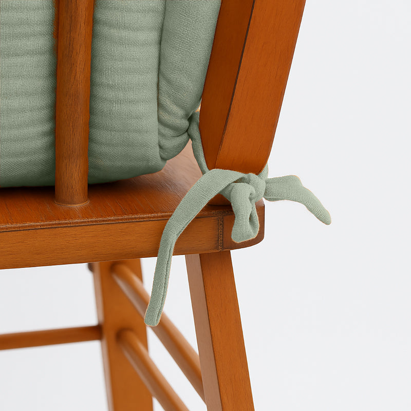 Coussin chaise haute puericulture bio made in france