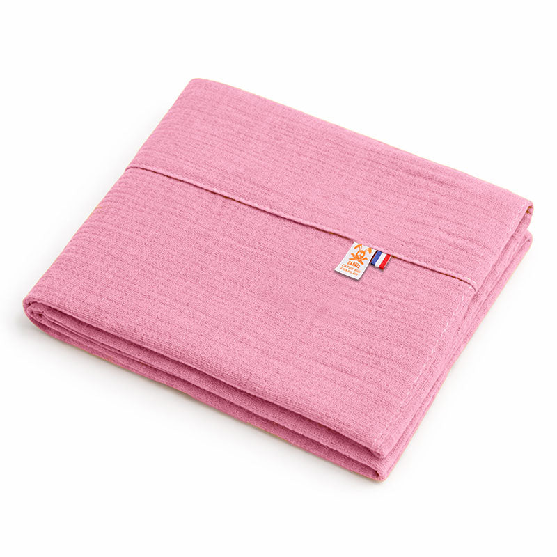 drap plat 80x110 coton bio rose bébé fille gots enfant