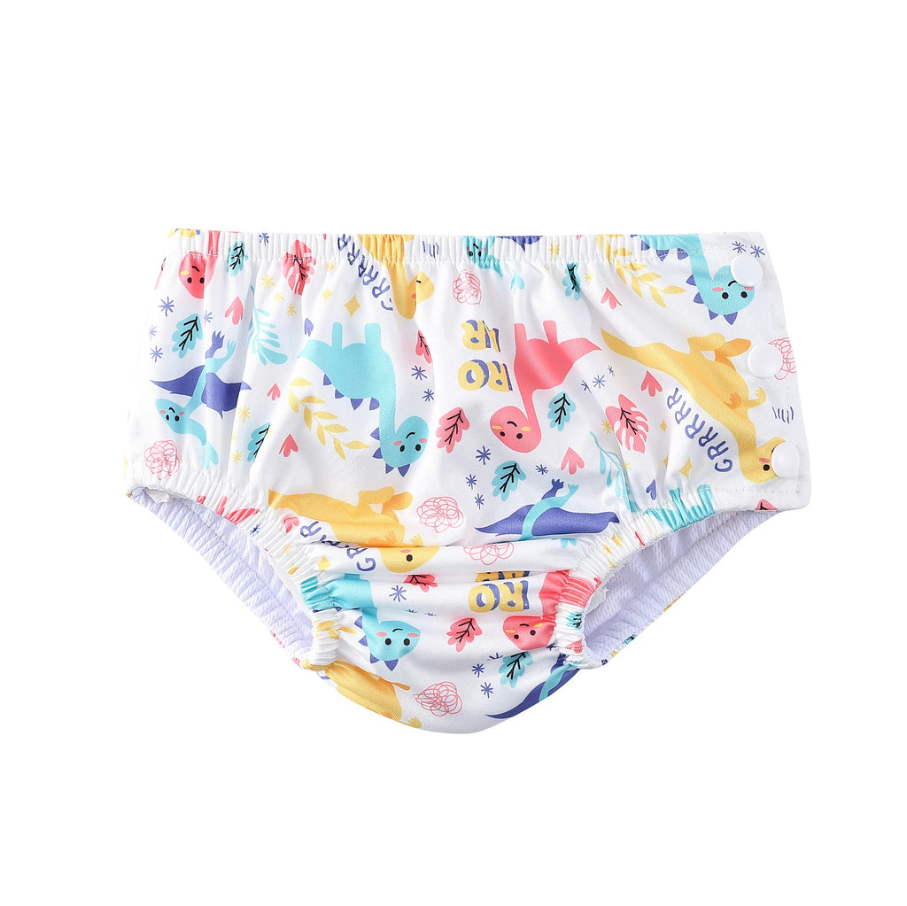 Couche de Piscine Imperméable Bébé - Maillot de Bain Réutilisable 0-3 Ans, Nombreux Motifs