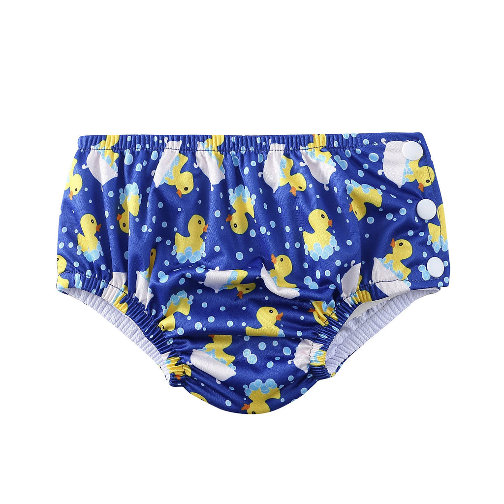 Couche de Piscine Imperméable Bébé - Maillot de Bain Réutilisable 0-3 Ans, Nombreux Motifs