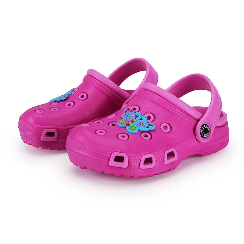 Sabots Enfant Dessin Animé - Sandales Plage Jardin Couleurs Vives Fille Garçon, Pointures EU 24-35