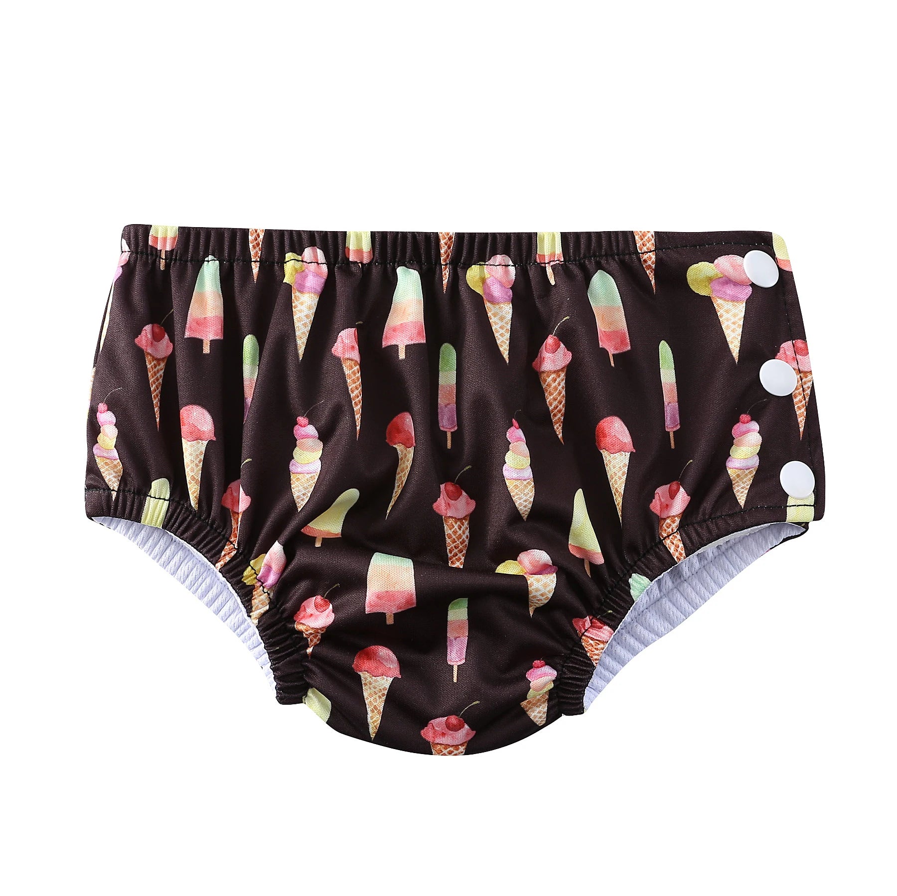Couche de Piscine Imperméable Bébé - Maillot de Bain Réutilisable 0-3 Ans, Nombreux Motifs