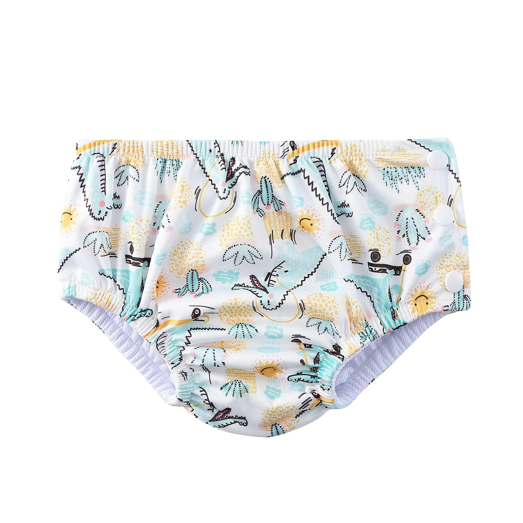 Couche de Piscine Imperméable Bébé - Maillot de Bain Réutilisable 0-3 Ans, Nombreux Motifs