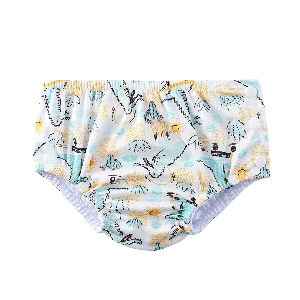 Couche de Piscine Imperméable Bébé - Maillot de Bain Réutilisable 0-3 Ans, Nombreux Motifs