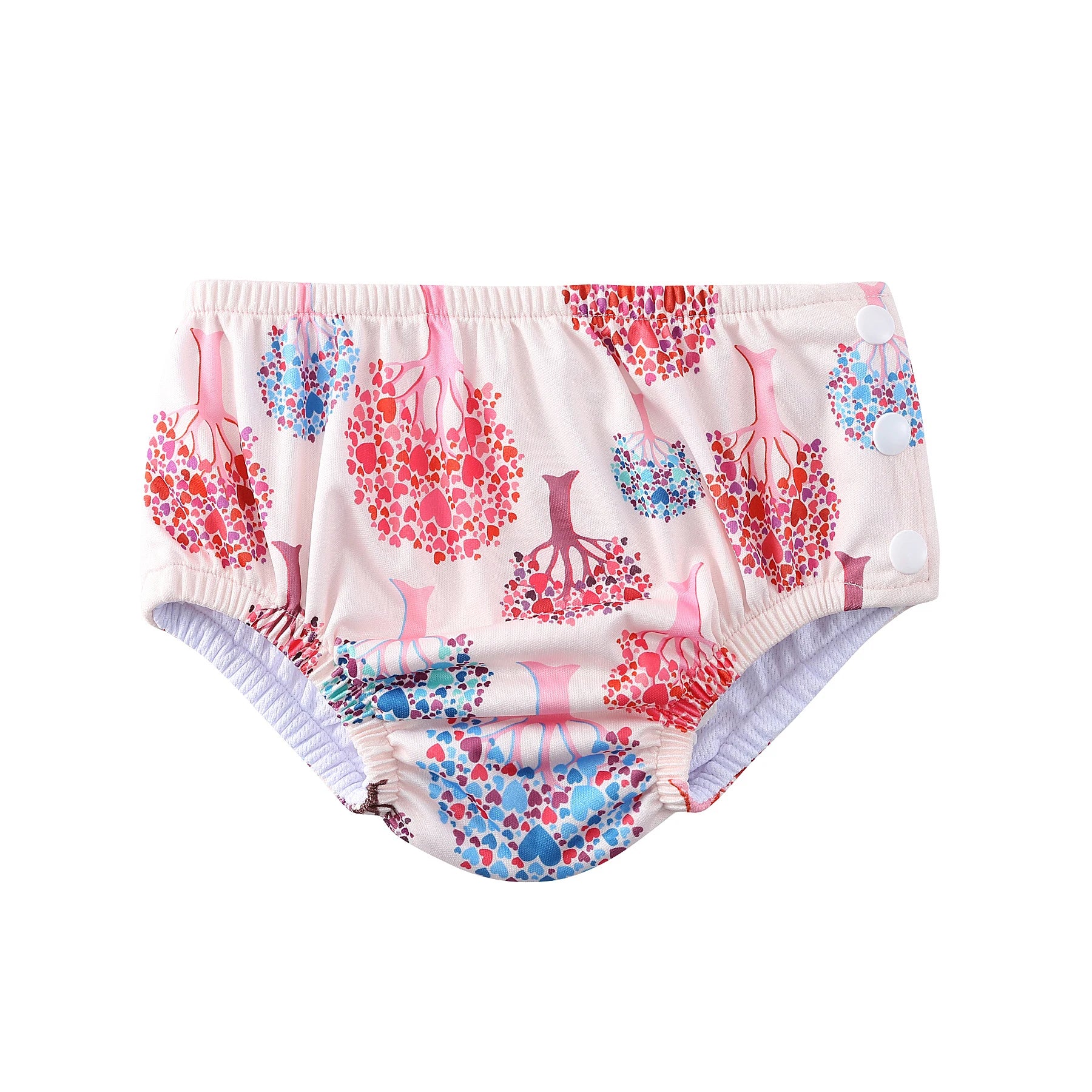 Couche de Bain Réutilisable Bébé - Maillot de Bain Dessin Animé Réglable Fille Garçon, Été