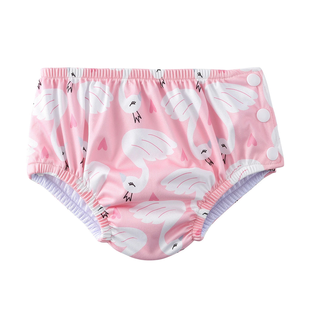 Couche de Piscine Imperméable Bébé - Maillot de Bain Réutilisable 0-3 Ans, Nombreux Motifs