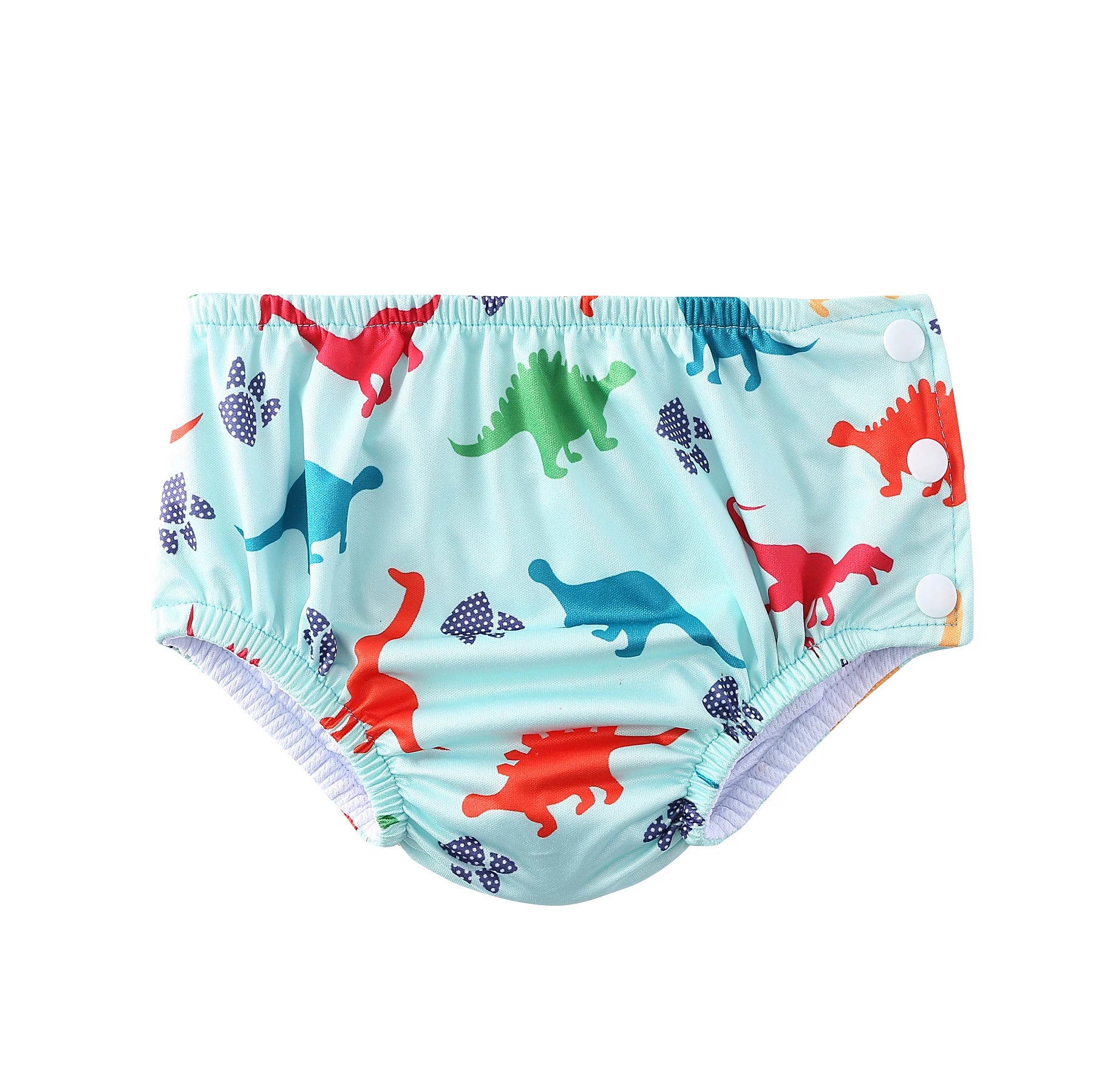 Couche de Bain Réutilisable Bébé - Maillot de Bain Dessin Animé Réglable Fille Garçon, Été