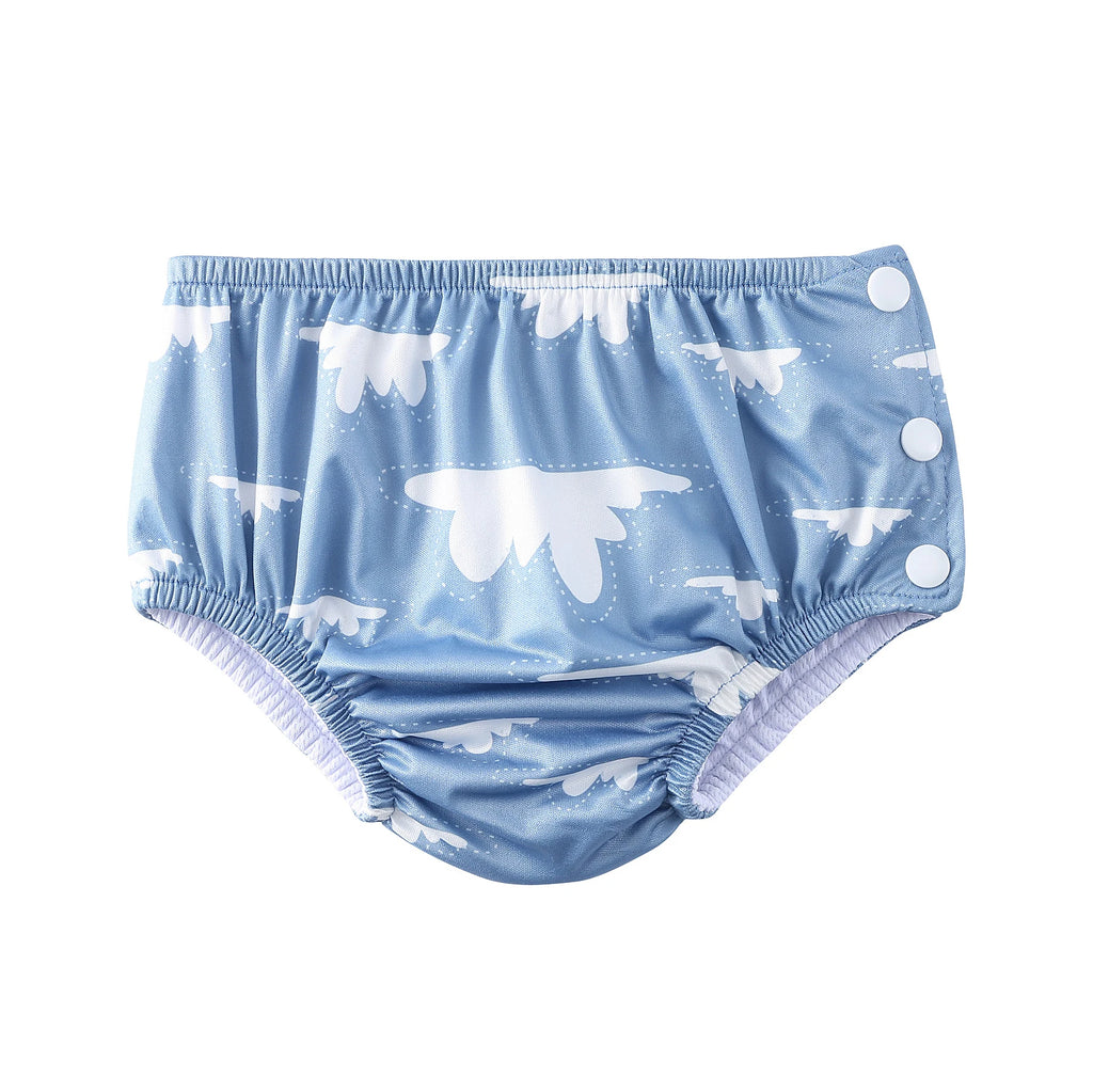 Couche de Piscine Imperméable Bébé - Maillot de Bain Réutilisable 0-3 Ans, Nombreux Motifs