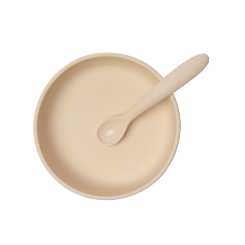 Assiette-bol bébé en silicone Les Enfants