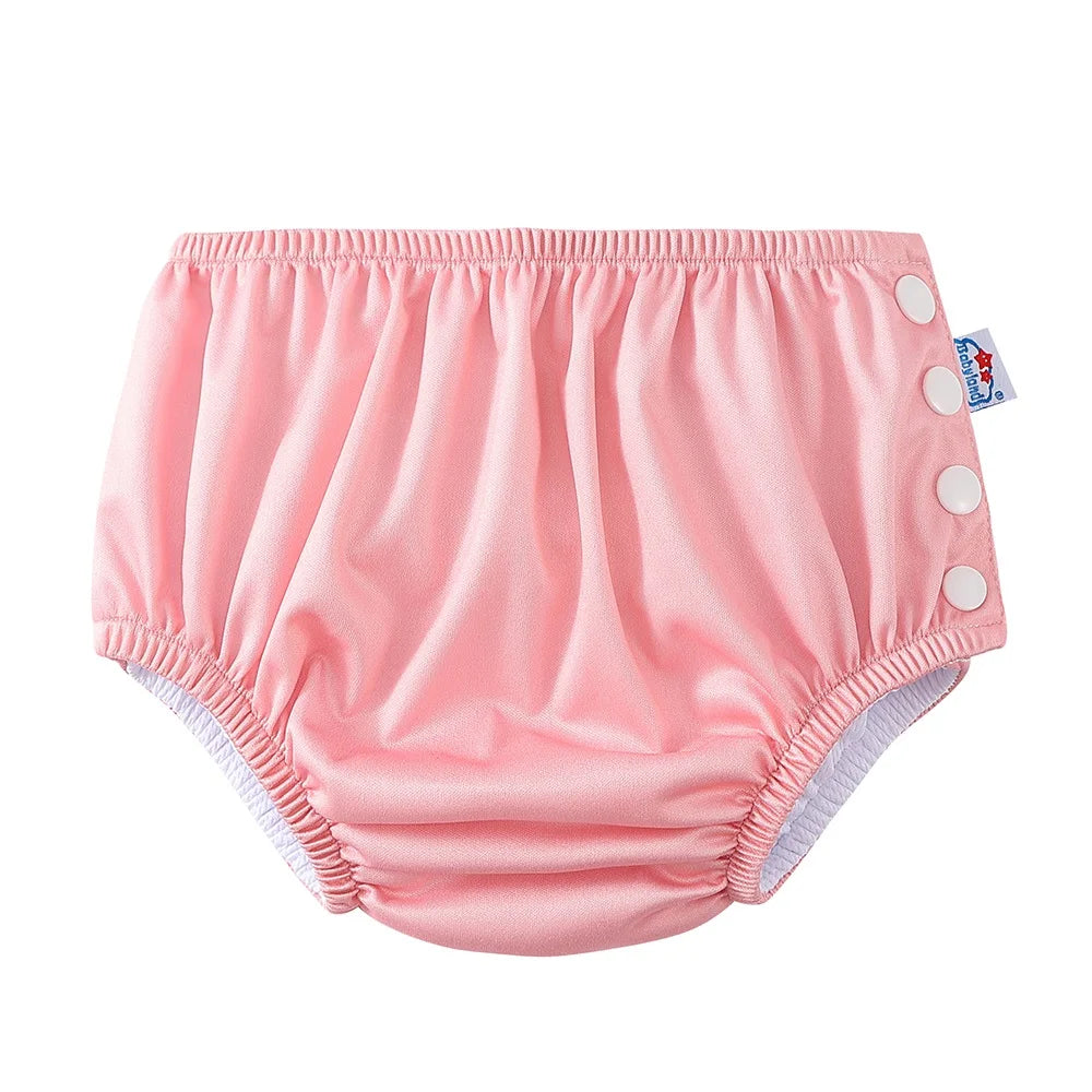 Couche de Piscine Imperméable Bébé - Maillot de Bain Réutilisable 0-3 Ans, Nombreux Motifs