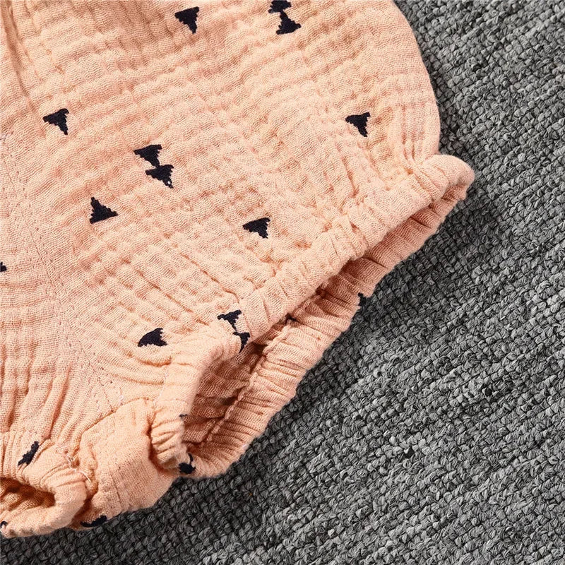 Short Bébé Coton Lin - Pantalon Court Confortable Fille Garçon, 3 Mois à 6 Ans, Été