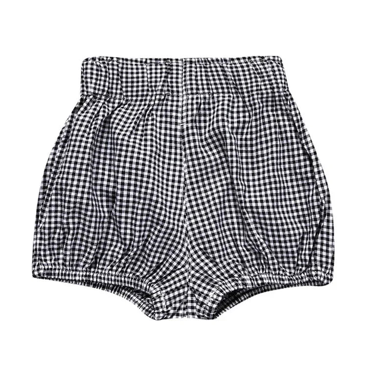 Short Bébé Coton Lin - Pantalon Court Confortable Fille Garçon, 3 Mois à 6 Ans, Été
