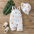 Ensemble bébé garçon 2 pièces – Combishort + chapeau (1 à 3 ans)