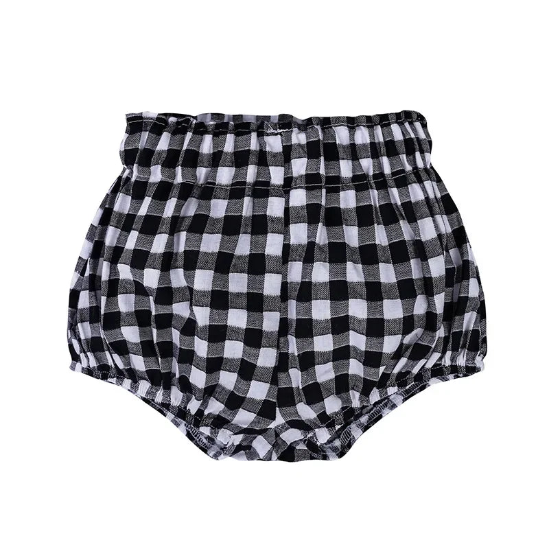 Short Bébé Coton Lin - Pantalon Court Confortable Fille Garçon, 3 Mois à 6 Ans, Été
