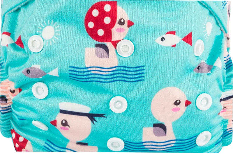 Couche de Piscine Imperméable Bébé - Maillot de Bain Réutilisable 0-3 Ans, Nombreux Motifs