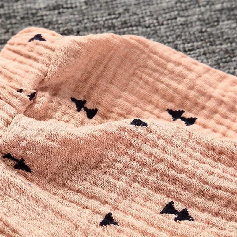 Short Bébé Coton Lin - Pantalon Court Confortable Fille Garçon, 3 Mois à 6 Ans, Été