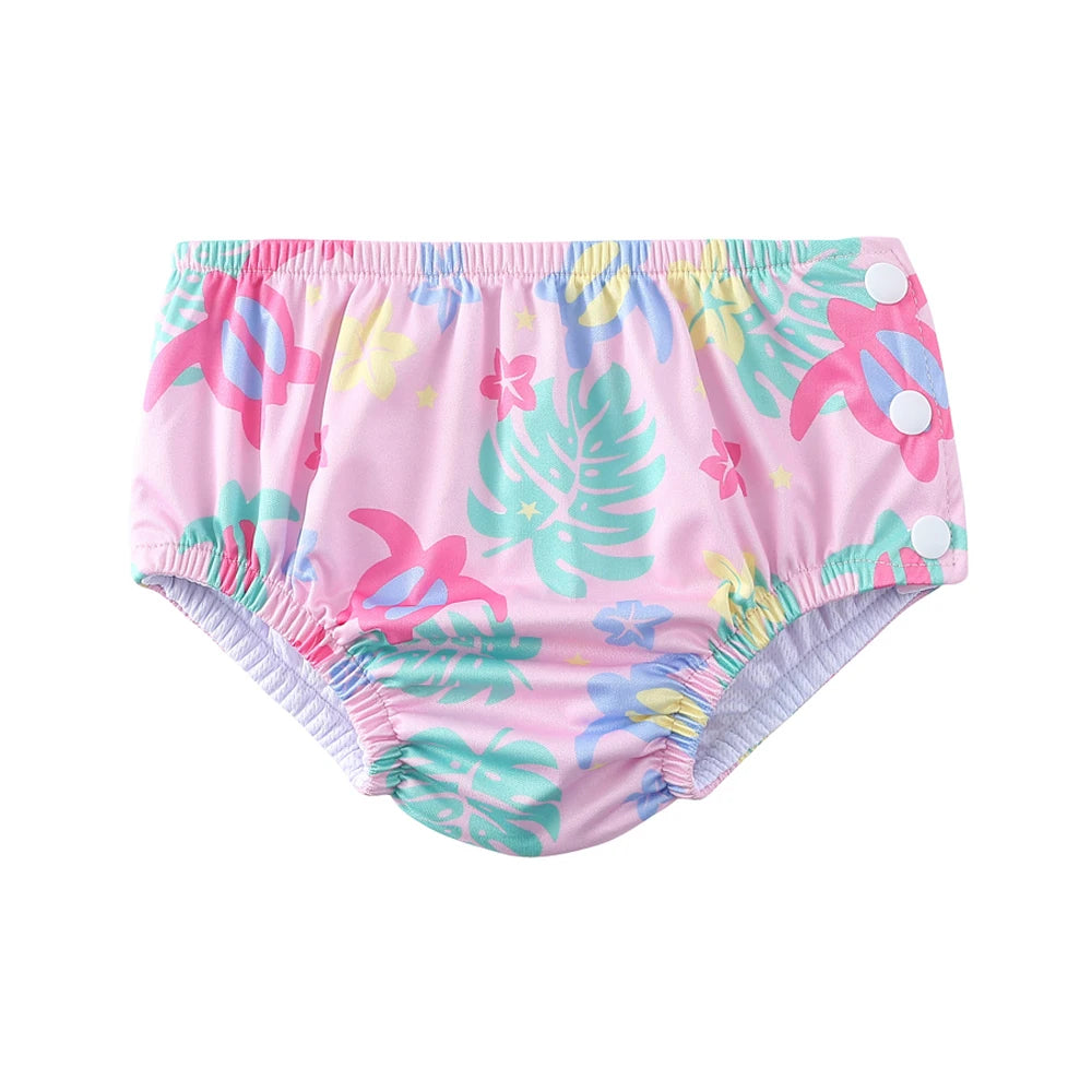 Couche de Piscine Imperméable Bébé - Maillot de Bain Réutilisable 0-3 Ans, Nombreux Motifs