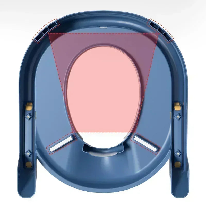 Réducteur WC avec Marche-Pied Enfant - Siège de Toilette Pliable Bébé Fille Garçon
