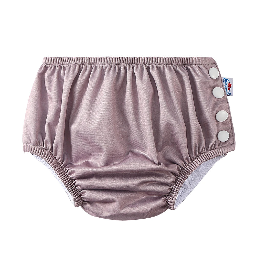 Couche de Piscine Imperméable Bébé - Maillot de Bain Réutilisable 0-3 Ans, Nombreux Motifs