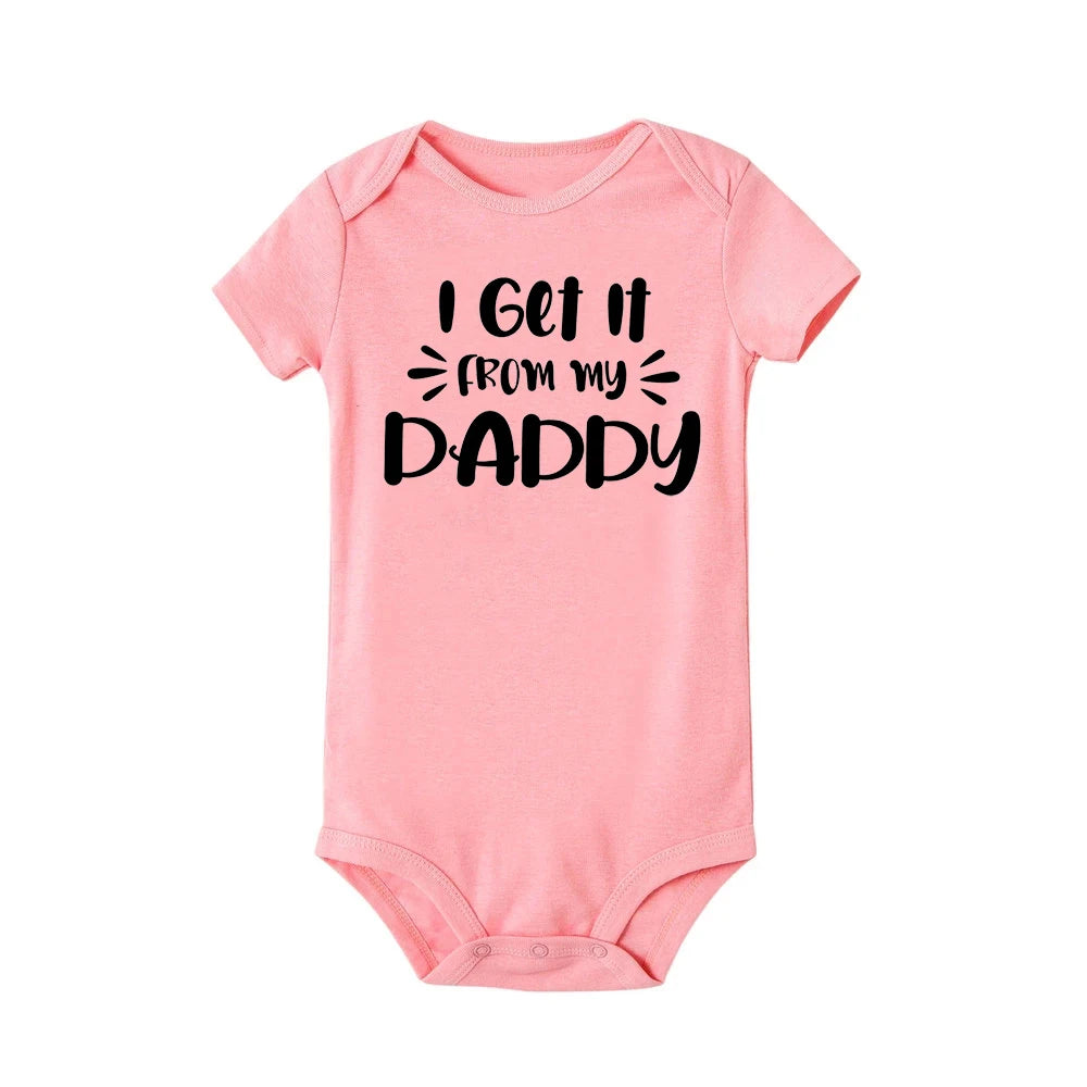Body Bébé 'J'aime Mon Papa' - Barboteuse Mixte Manches Courtes, Cadeau Fête des Pères, 3-24 Mois
