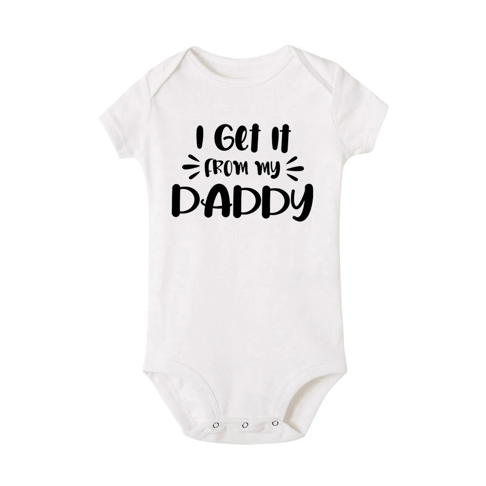 Body Bébé 'J'aime Mon Papa' - Barboteuse Mixte Manches Courtes, Cadeau Fête des Pères, 3-24 Mois