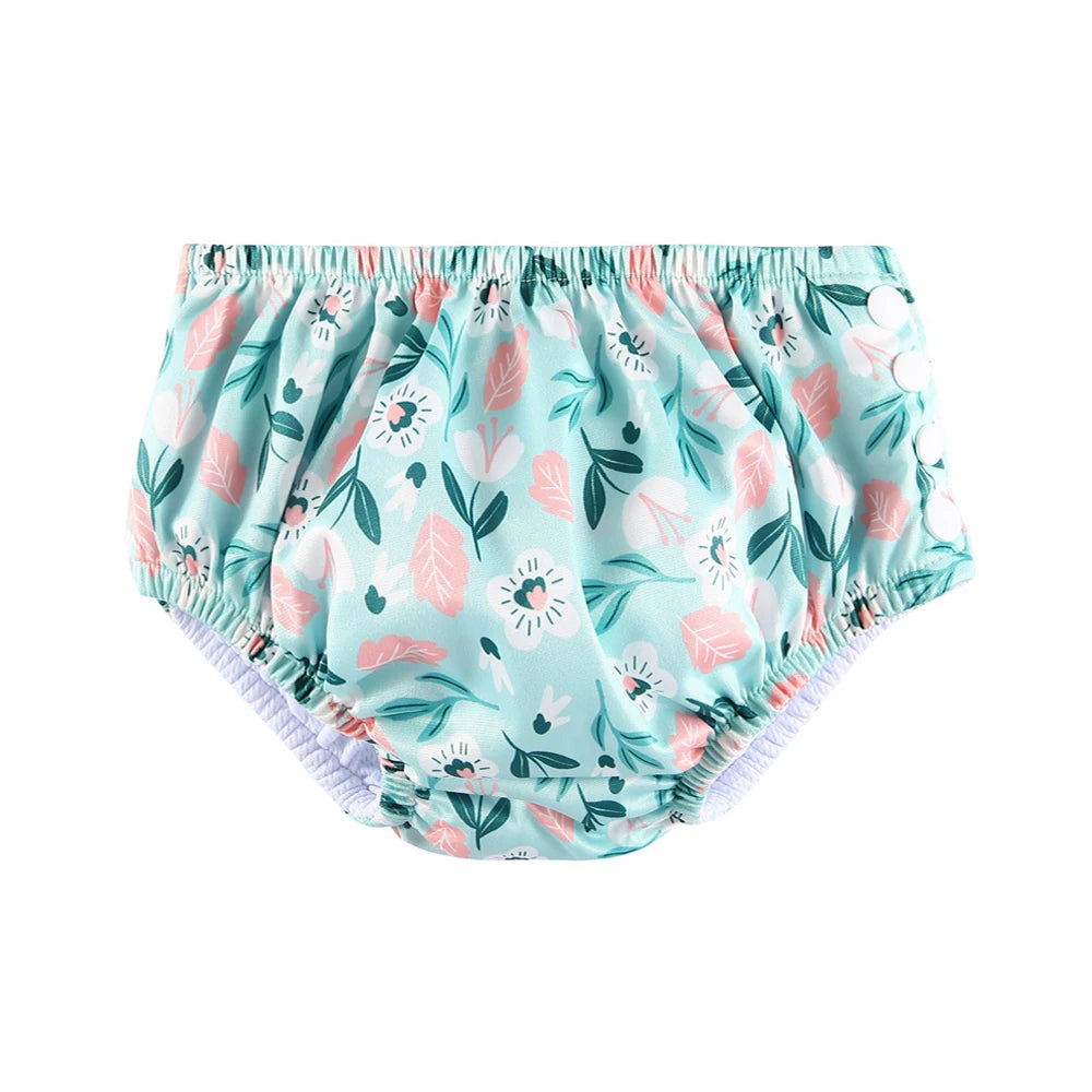 Couche de Piscine Imperméable Bébé - Maillot de Bain Réutilisable 0-3 Ans, Nombreux Motifs