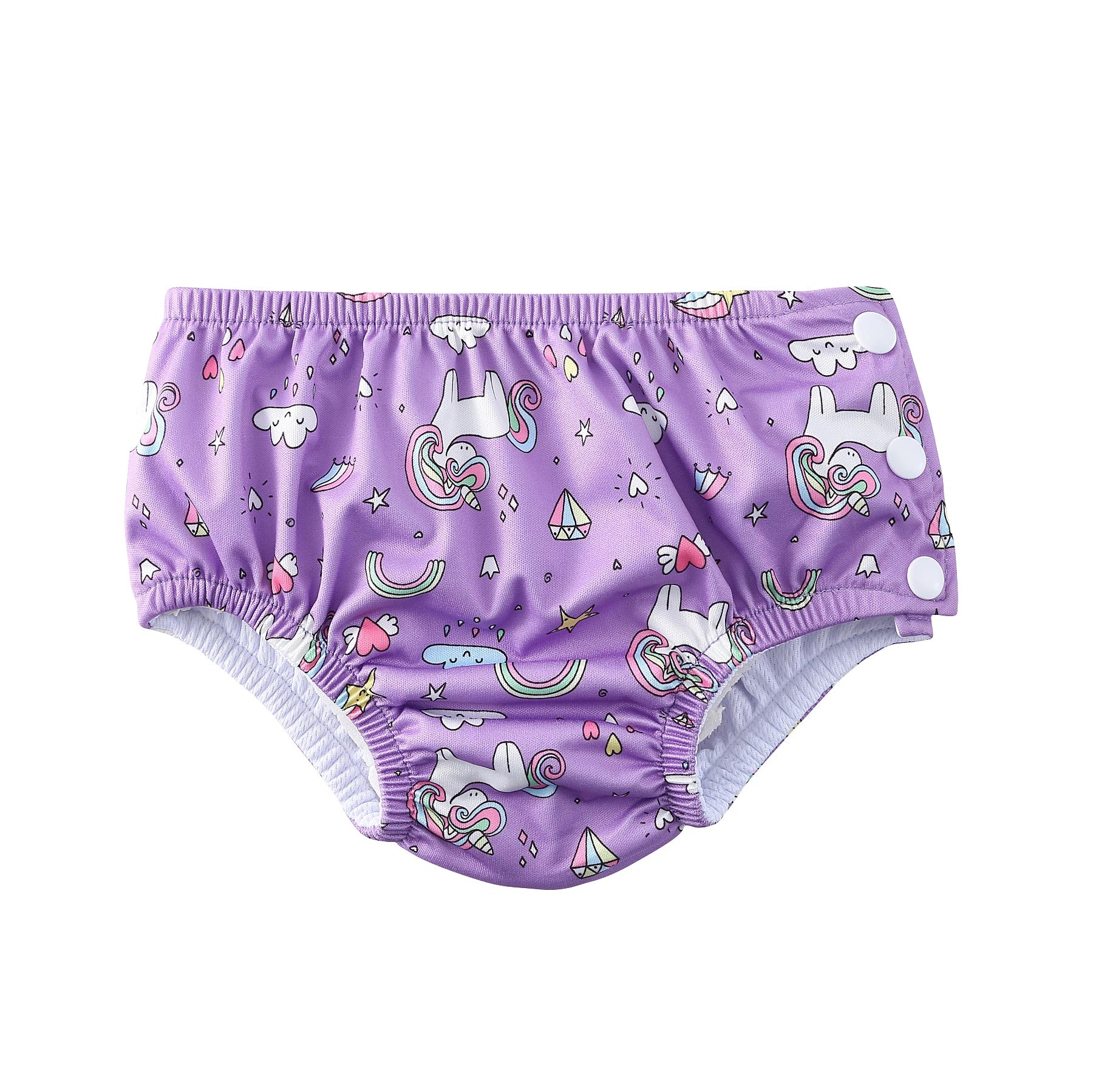 Couche de Piscine Imperméable Bébé - Maillot de Bain Réutilisable 0-3 Ans, Nombreux Motifs