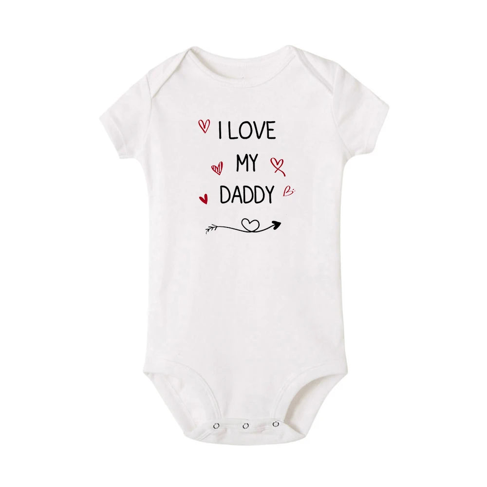 Body Bébé 'J'aime Mon Papa' - Barboteuse Mixte Manches Courtes, Cadeau Fête des Pères, 3-24 Mois