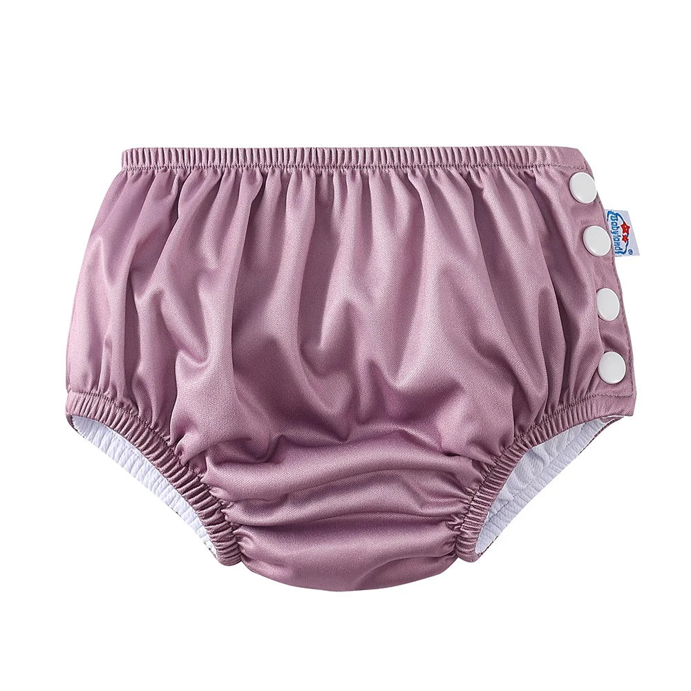 Couche de Piscine Imperméable Bébé - Maillot de Bain Réutilisable 0-3 Ans, Nombreux Motifs