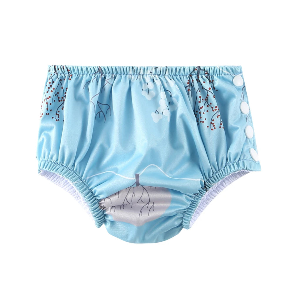 Couche de Piscine Imperméable Bébé - Maillot de Bain Réutilisable 0-3 Ans, Nombreux Motifs