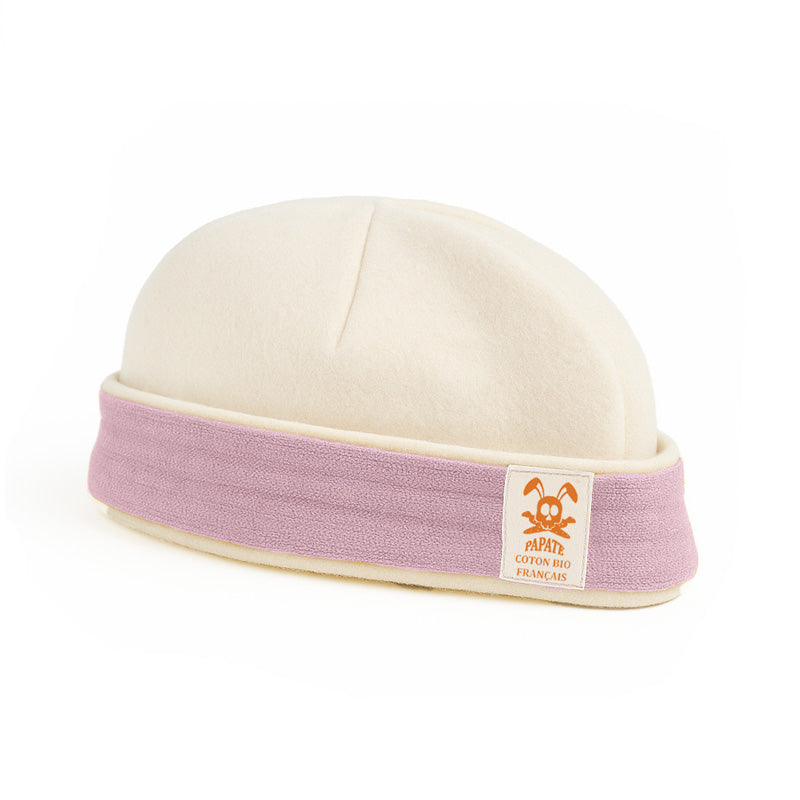bonnet naissance rose papate puericulture bio