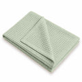 couverture été vert coton bio gots papate