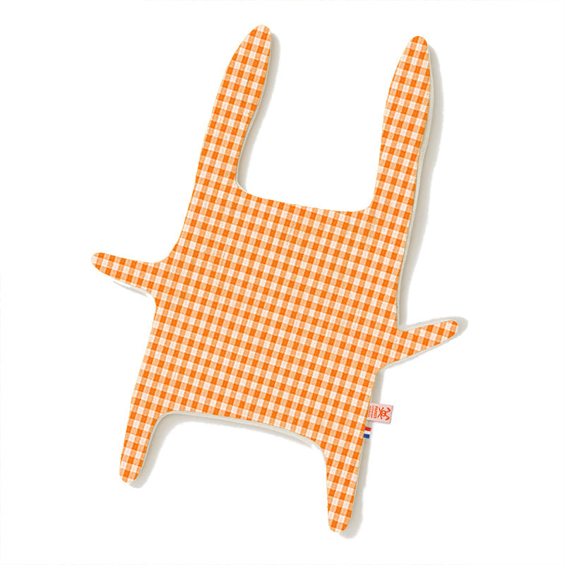 doudou garçon plat en coton bio vichy garçon