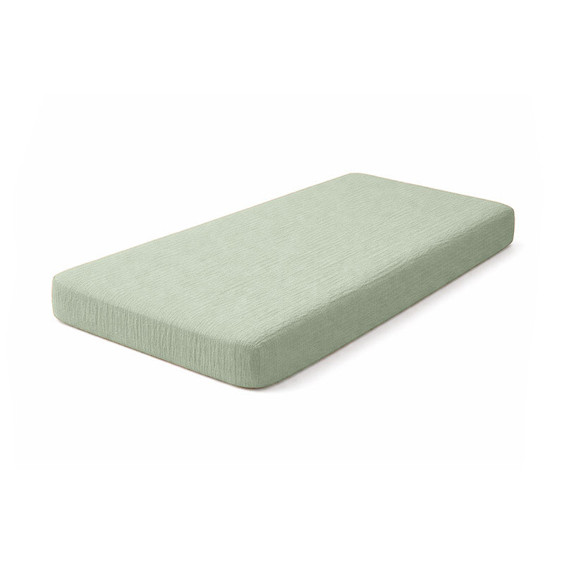 drap housse 60x120 coton bio vert bébé enfant