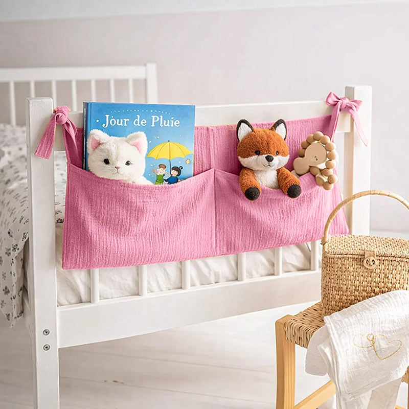 range jouet coton bio rose bébé