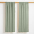 rideau enfant gaze coton bio vert biologique GOTS chambre garçon