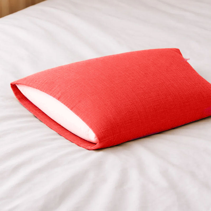 taie oreiller coton biologique bébé fraise enfants 60 40