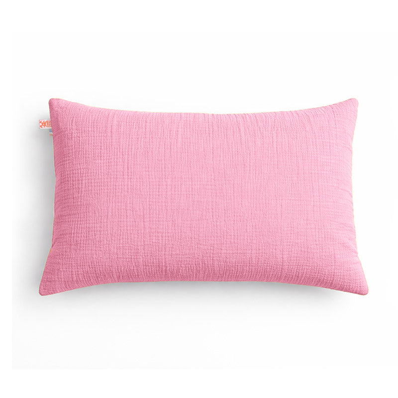 taie oreiller coton biologique rose 60 40 enfant papate