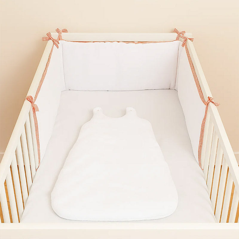 tour de lit coton bio blanc