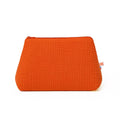 trousse de toilette en coton bio rouge fraise papate GOTS