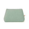 trousse de toilette vert en coton bio papate